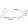 Душевой поддон GEBERIT RENOVA 652200000 80x80 белый